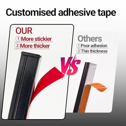 Black LED Recessed Lighting Kit - 6 PCS 16-16-Inch - Warm White 3000K - 6 Pack