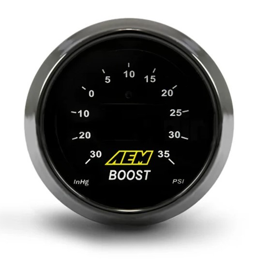AEM 30-4406 Boost Display Gauge - 2-1/16" diameter - 30-35PSI