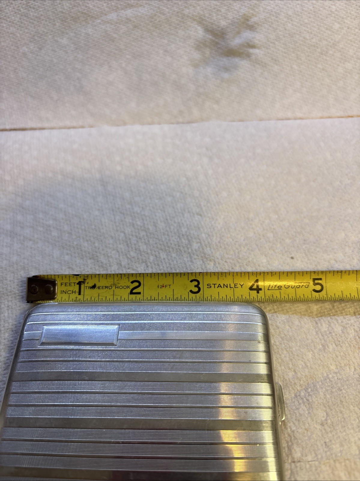 Vintage Elgin Cigarette Case Sterling Silver Not Engraved Springs Are Good USA.