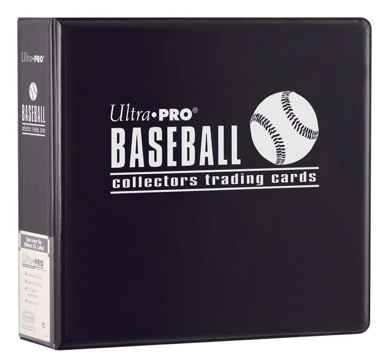 Ultra PRO 3 Inch Baseball Trading Card Premium Album For Standard 3 Hole Pages