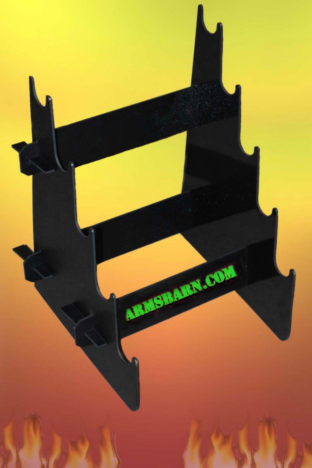 Shotgun/Sword/Rifle/Gun Table Top Stand Display Rack for Gun Show or Business