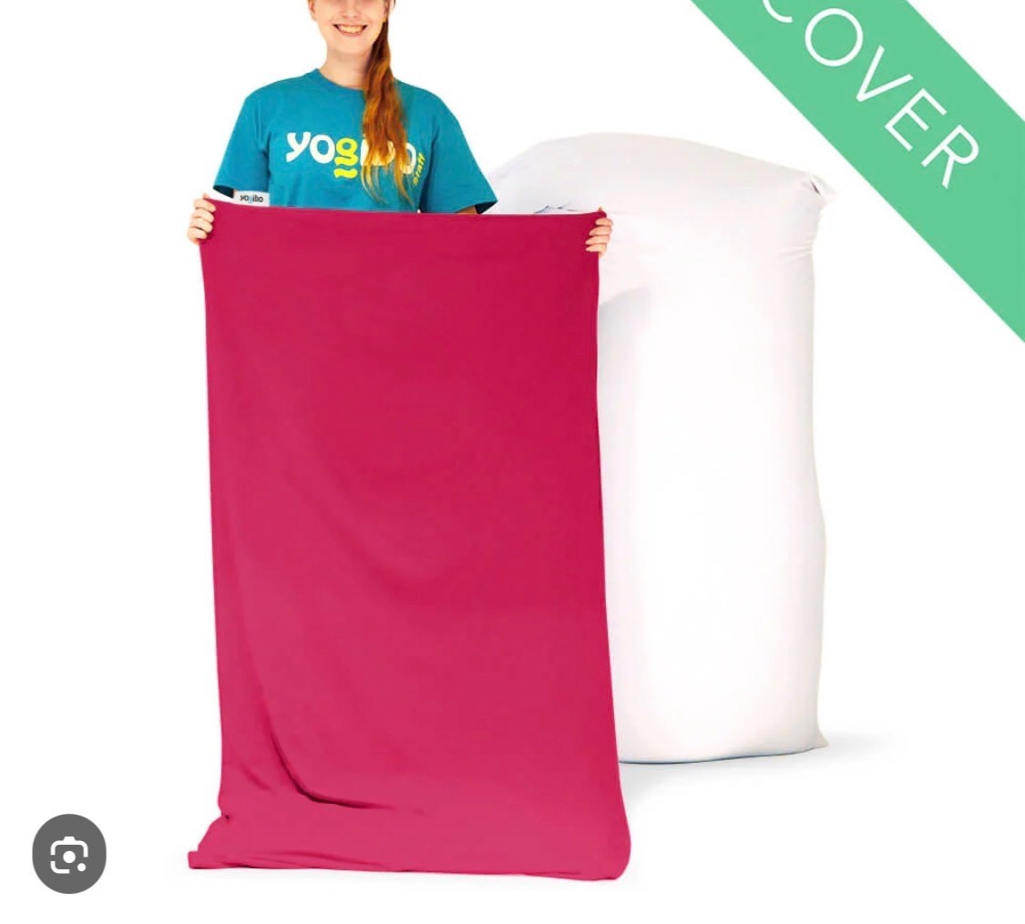 Yogibo Max Additional Cover Pink Replacement Bean Bag Cover NEW!