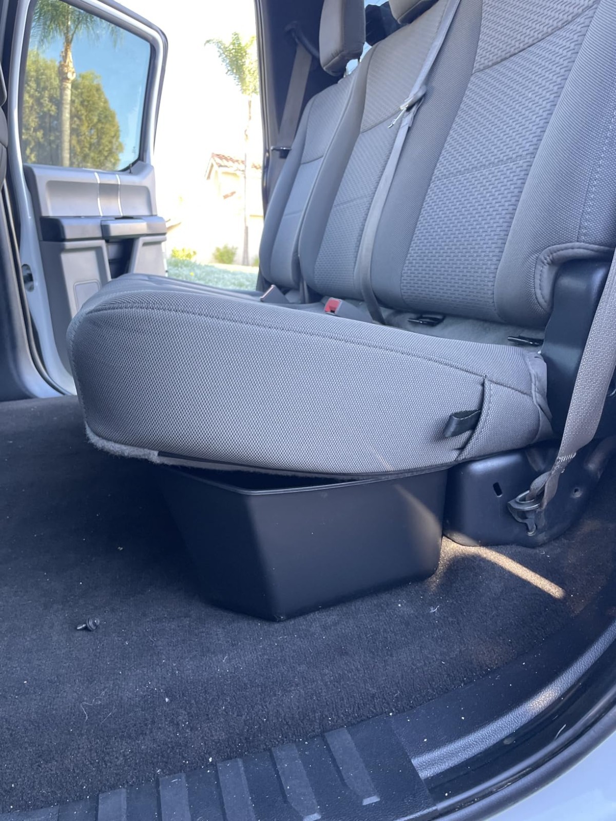 Rear Underseat Storage Fits For Ford 2017-2025 F150 F250 F350 F450 Crew Cab