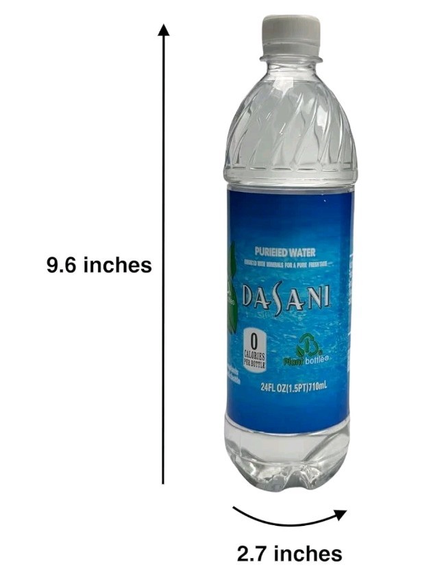 Dasani Diversion Safe Water Bottle Stash Can Secret Box with Leak-Proof Lid and