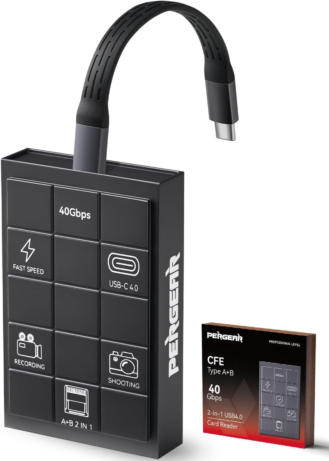 PERGEAR Card Reader for Pergear Master 4.0 CFexpress Type A/B Memory Card