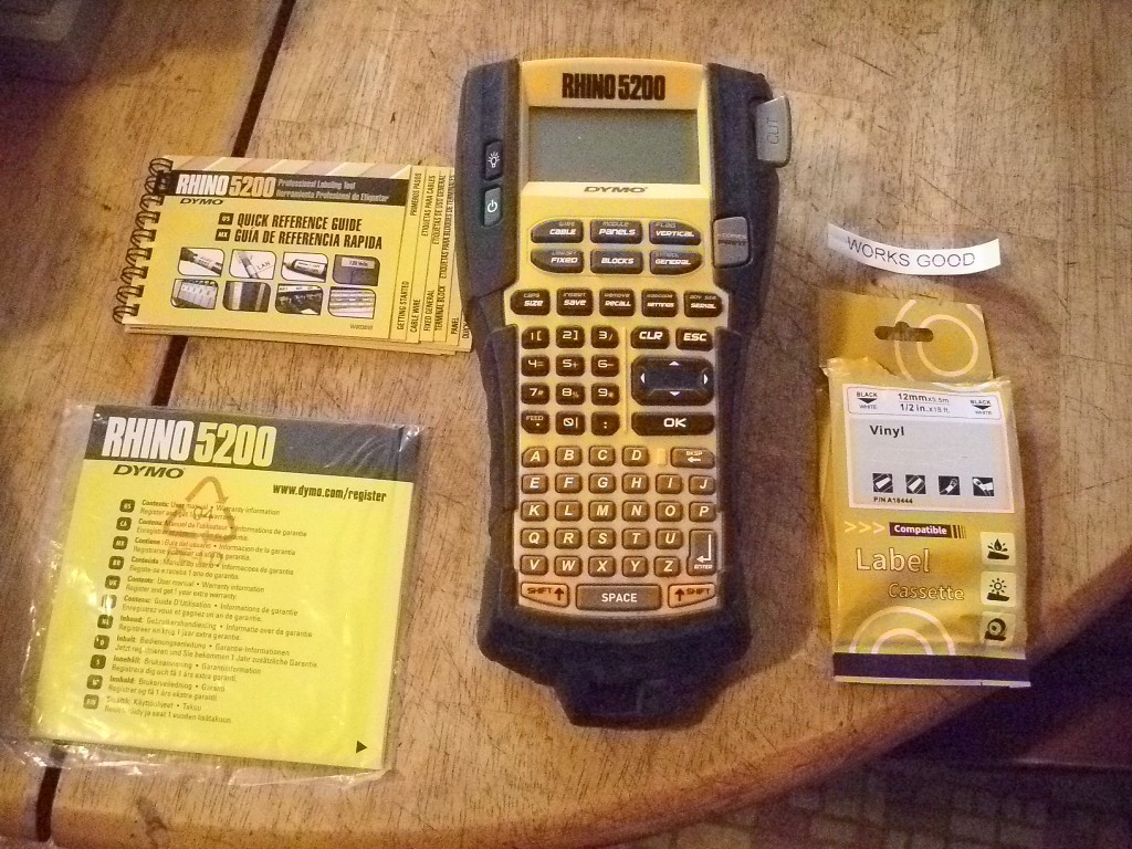 DYMO Rhino Industrial 5200 Label Maker