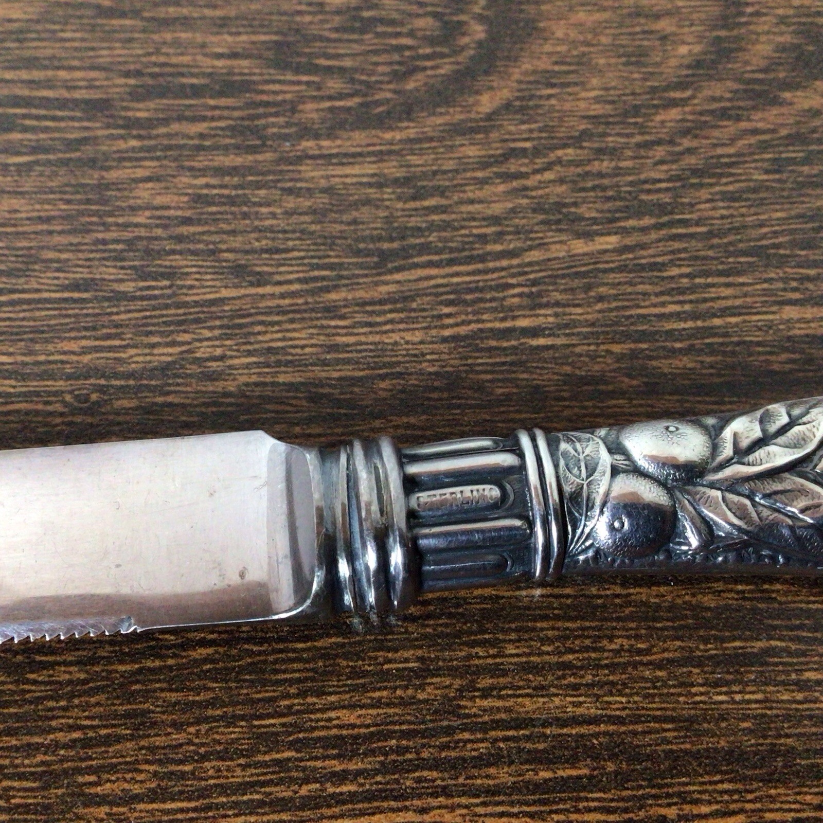 Florida Alligator In God We Trust Sterling Silver Grapefruit Cheese Knife