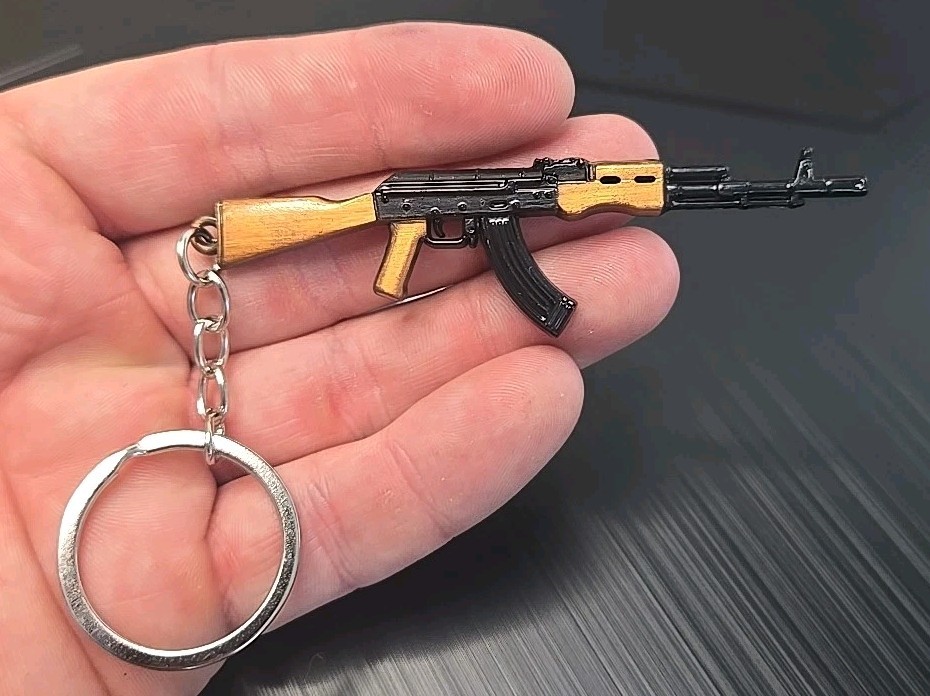 AK-47 AK 47 Kalashnikov Full Metal Detailed Keychain *Free Shipping*