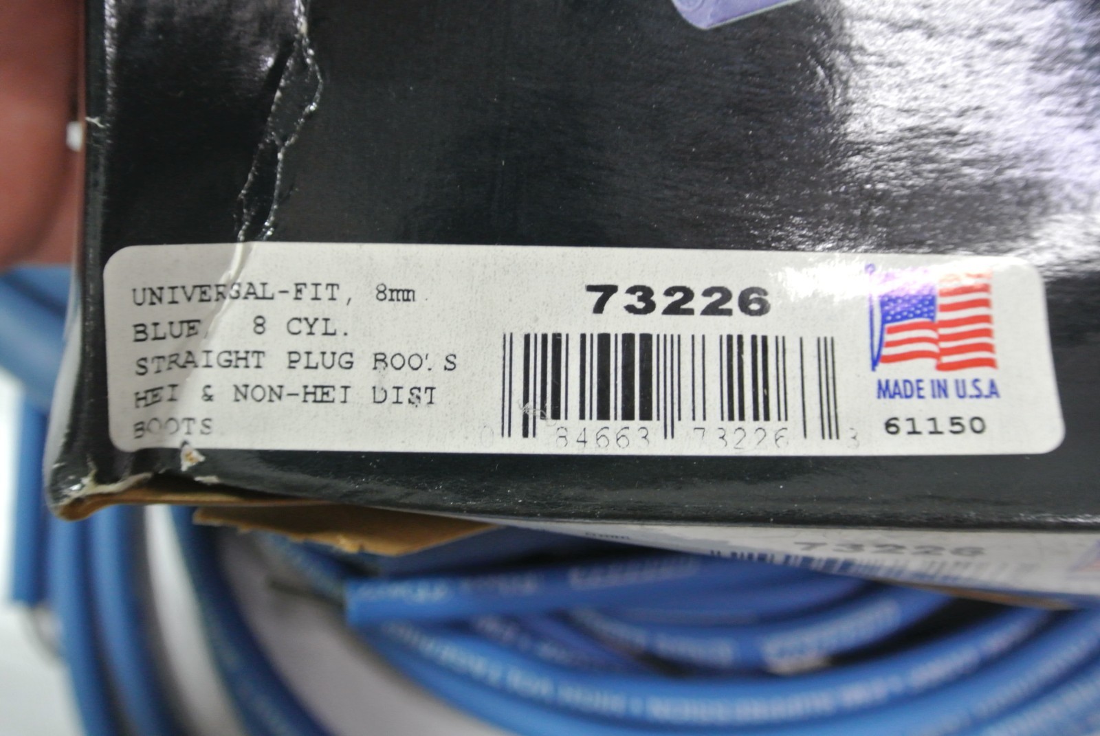 MOROSO 73226 Blue Max spiral core Blue universal fit 8MM 8 cylinder wire set