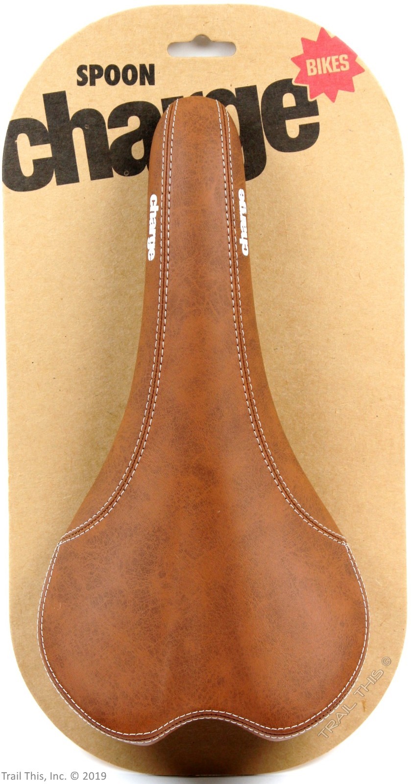 Charge Spoon Bike Saddle Brown CrMo Rails Pressure Relief Lightweight Road MTB