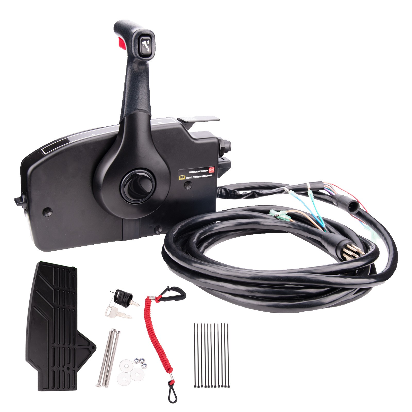 Remote Control Box for Mercury Outboard 881170A15 Side Mount Trim & Tilt 8 Pin