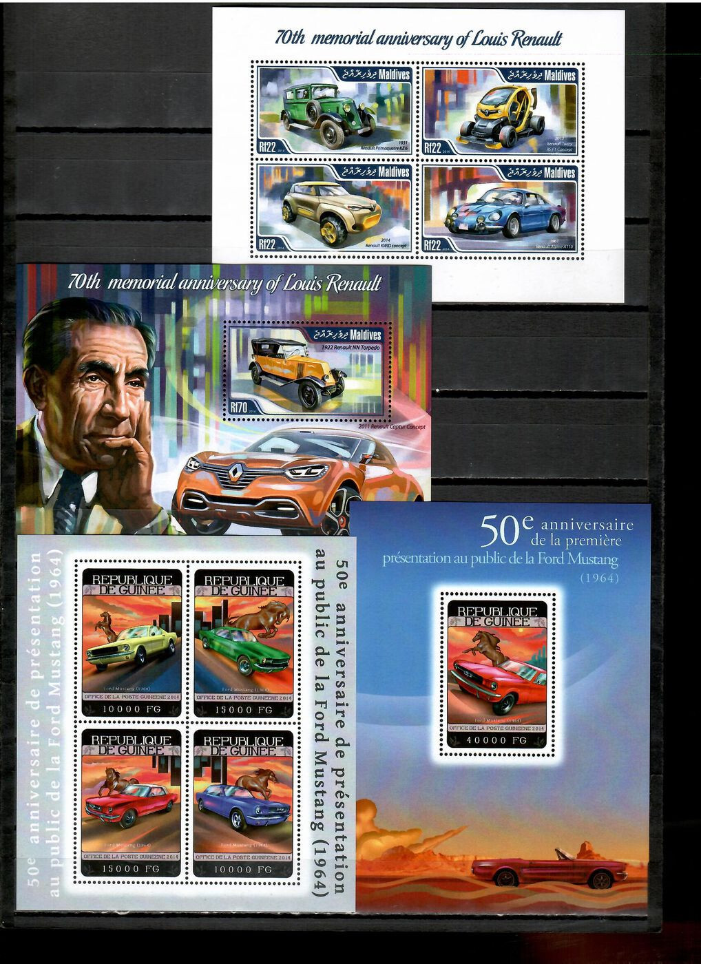 CARS / AUTOMOBILES [Pt.2] Collection 60 s/s Michel CV 707.50€ MNH #CNA424