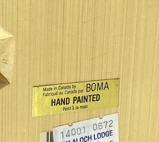 Potlatch Bowl Bear BOMA Hand Painted Art Northwest Coast First Nations Canada