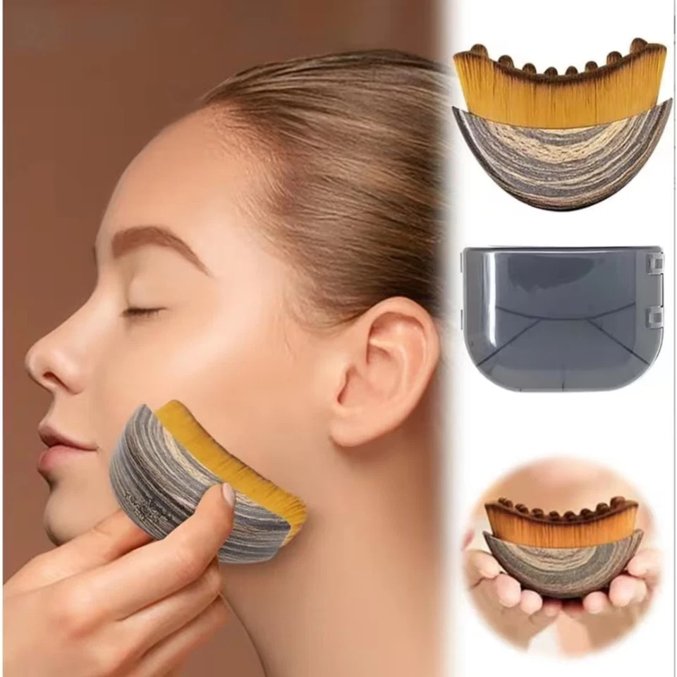 Buy 1 Get 1 Free Lymphatic Contour Face Brush & Gua Sha Pack of 2 Massage Tool