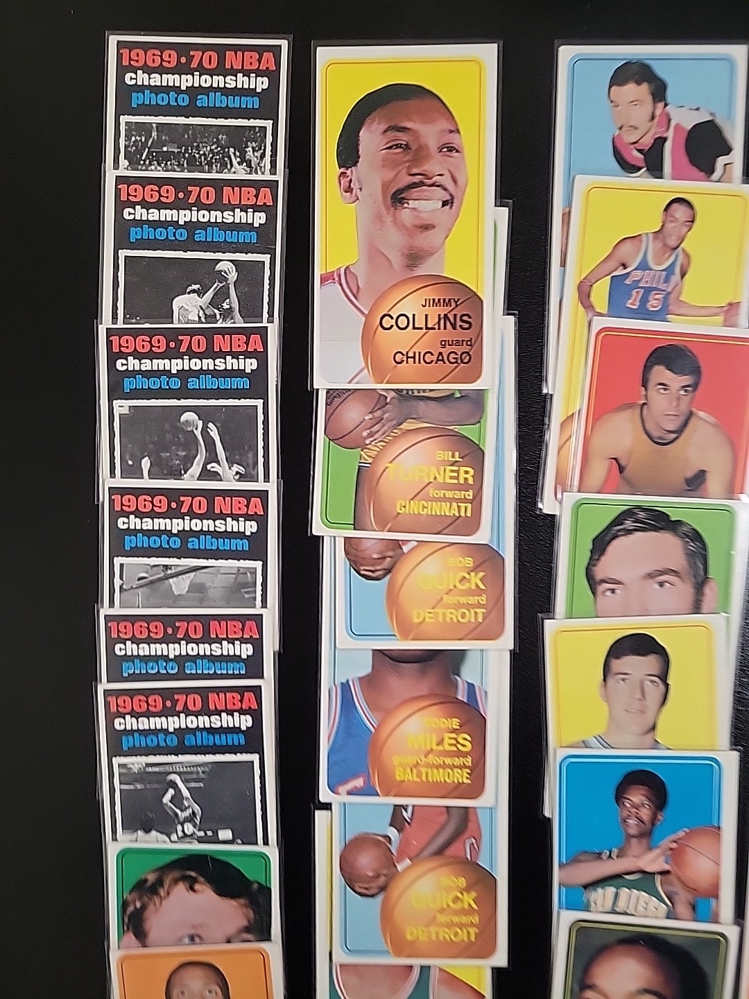 1970-1971 Topps Basketball Cards - 111 Different Tallboys - Nearly 65% of Set