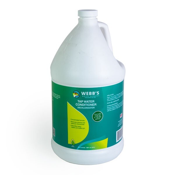 Webb's Water Gardens Pond Water Conditioner Dechlorinator, 1 Gallon