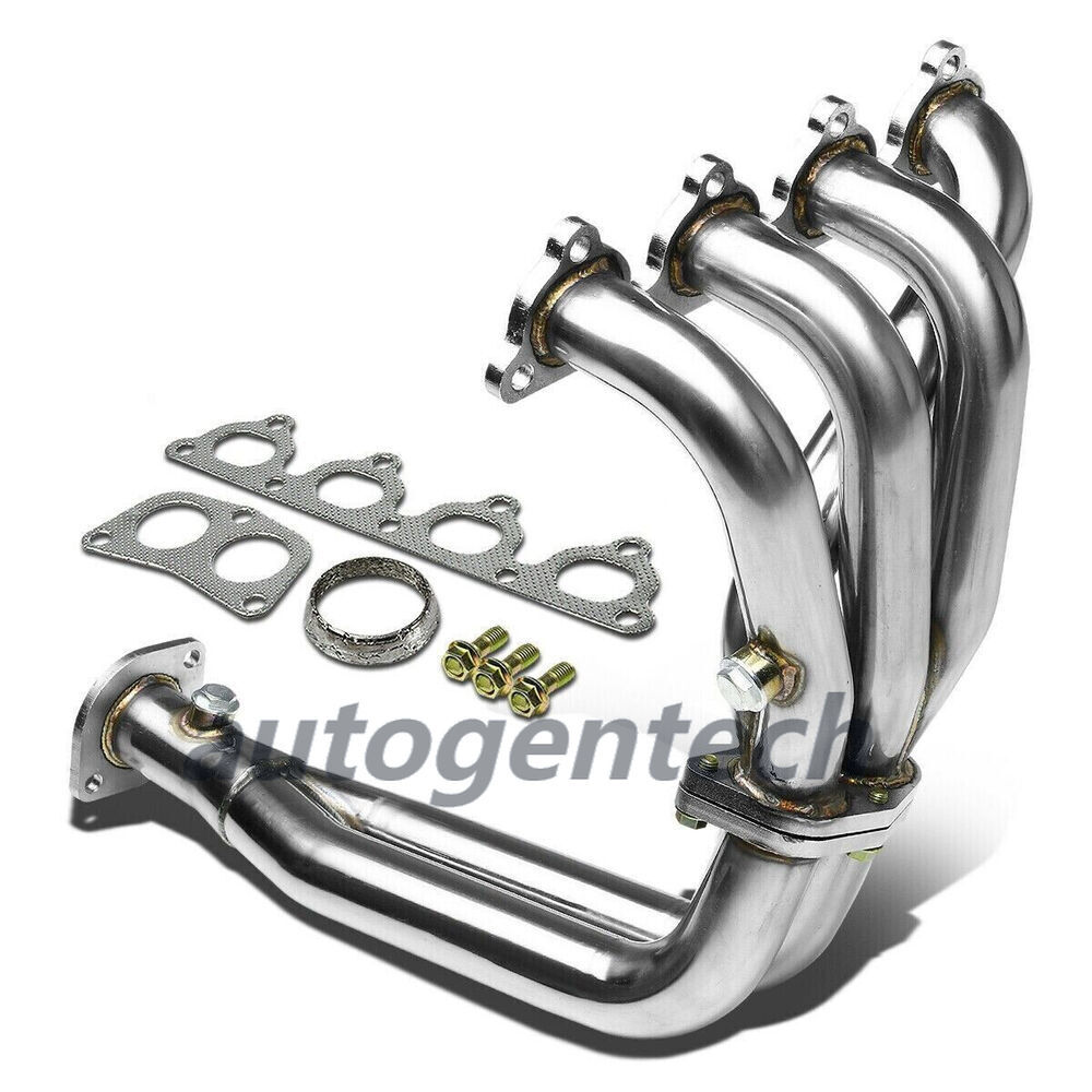 Stainless Steel Header For 88-00 Honda Civic 4/5/6Gen D-Series D15 1.5L D16 1.6L