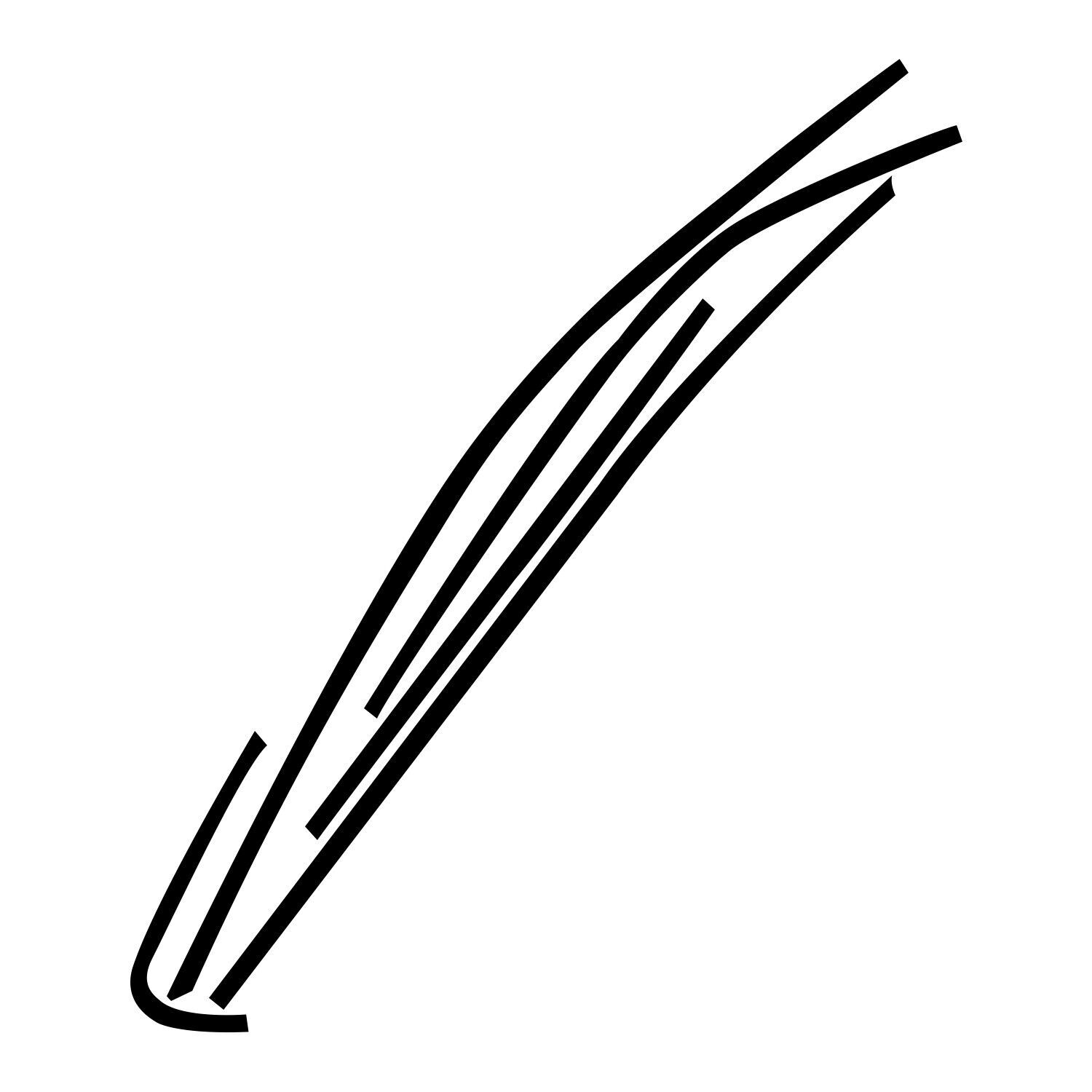 Chrome Delete Blackout Overlay for 2018-2024 Toyota Camry Window Trim