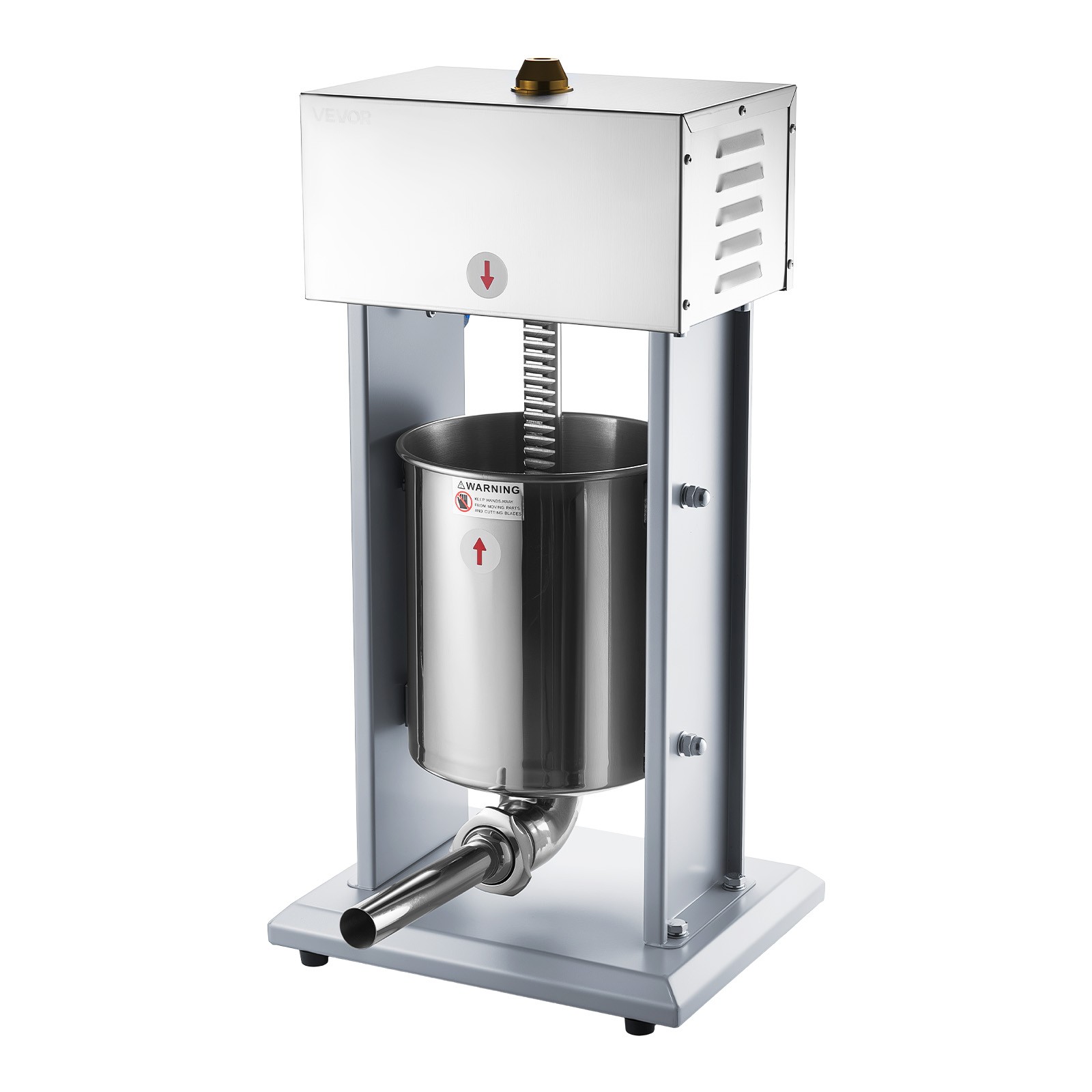 VEVOR Electric Sausage Stuffer 22 LBS / 10 L with Foot Pedal & 4 Filling Tubes