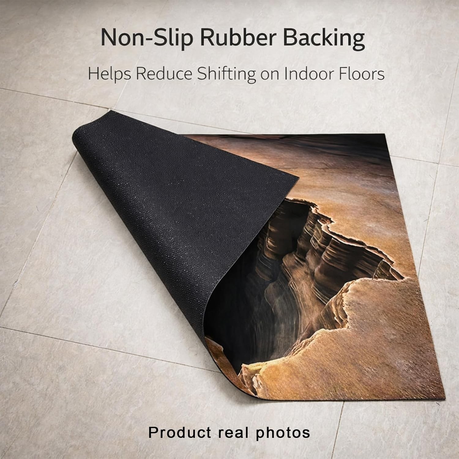 Design 3D Rugs Optical Illusion Hole For Door Entrance Bath and Stair Zones