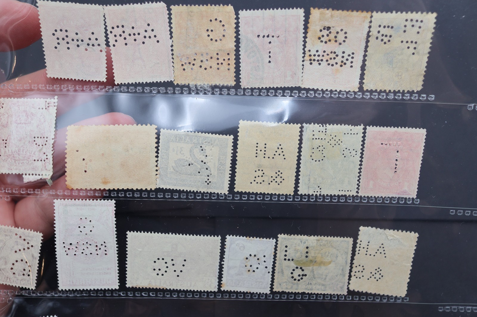 AUSTRALIA PERFIN PAGE LOT OS NSW AH&S AG VG BW&CO DJLTD