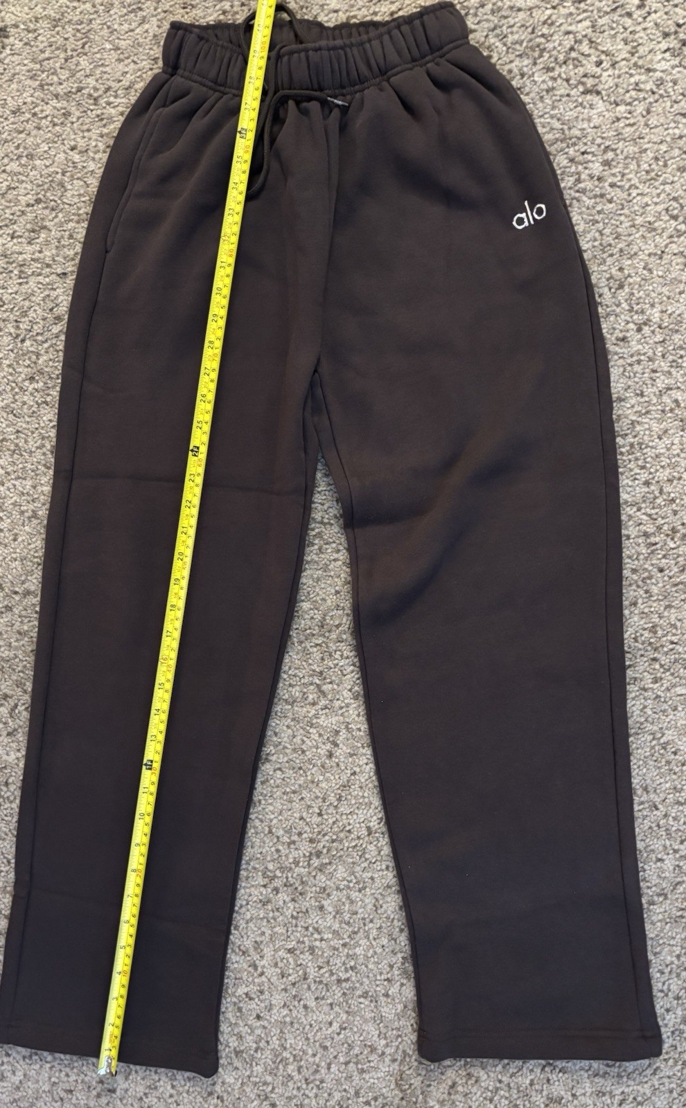 Alo Yoga Accolade Sweatpants Espresso Size Extra Small XS
