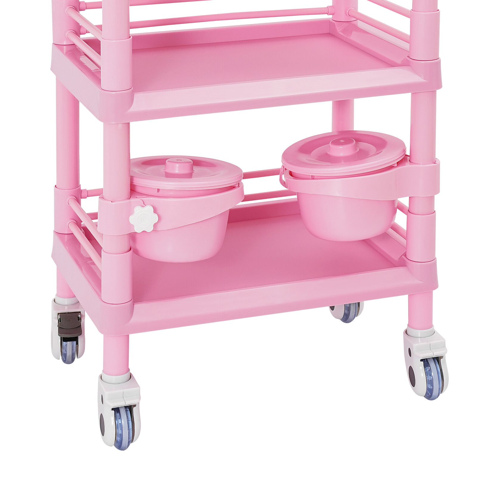 80kg/176.37lbs Movable Salon Storage Cart Beauty Organizer Mobile Storage Cart