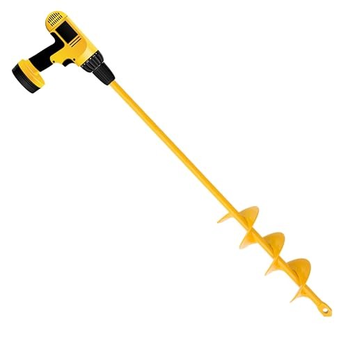 Garden Auger Drill Bit for Planting, 2 x 14.5 in Post Hole