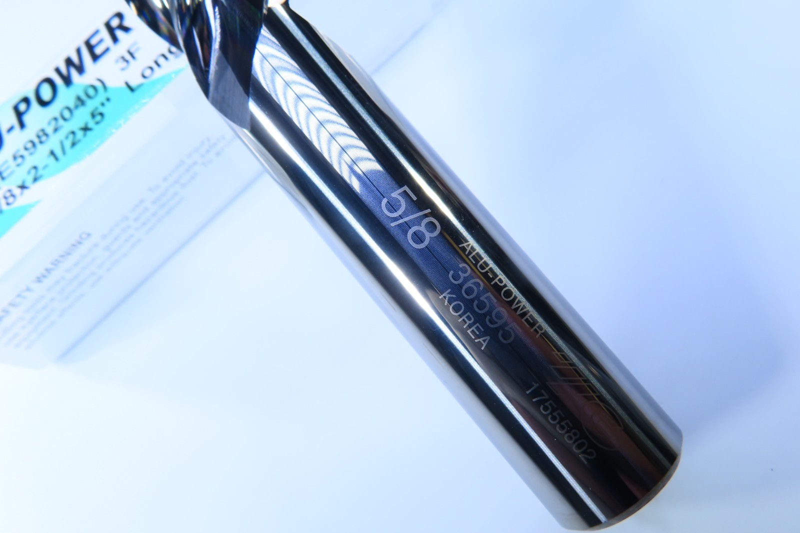 NEW 5/8" YG ALU-POWER LONG 5" LENGTH SOLID CARBIDE END MILL 36595 ALUMINUM TOOL