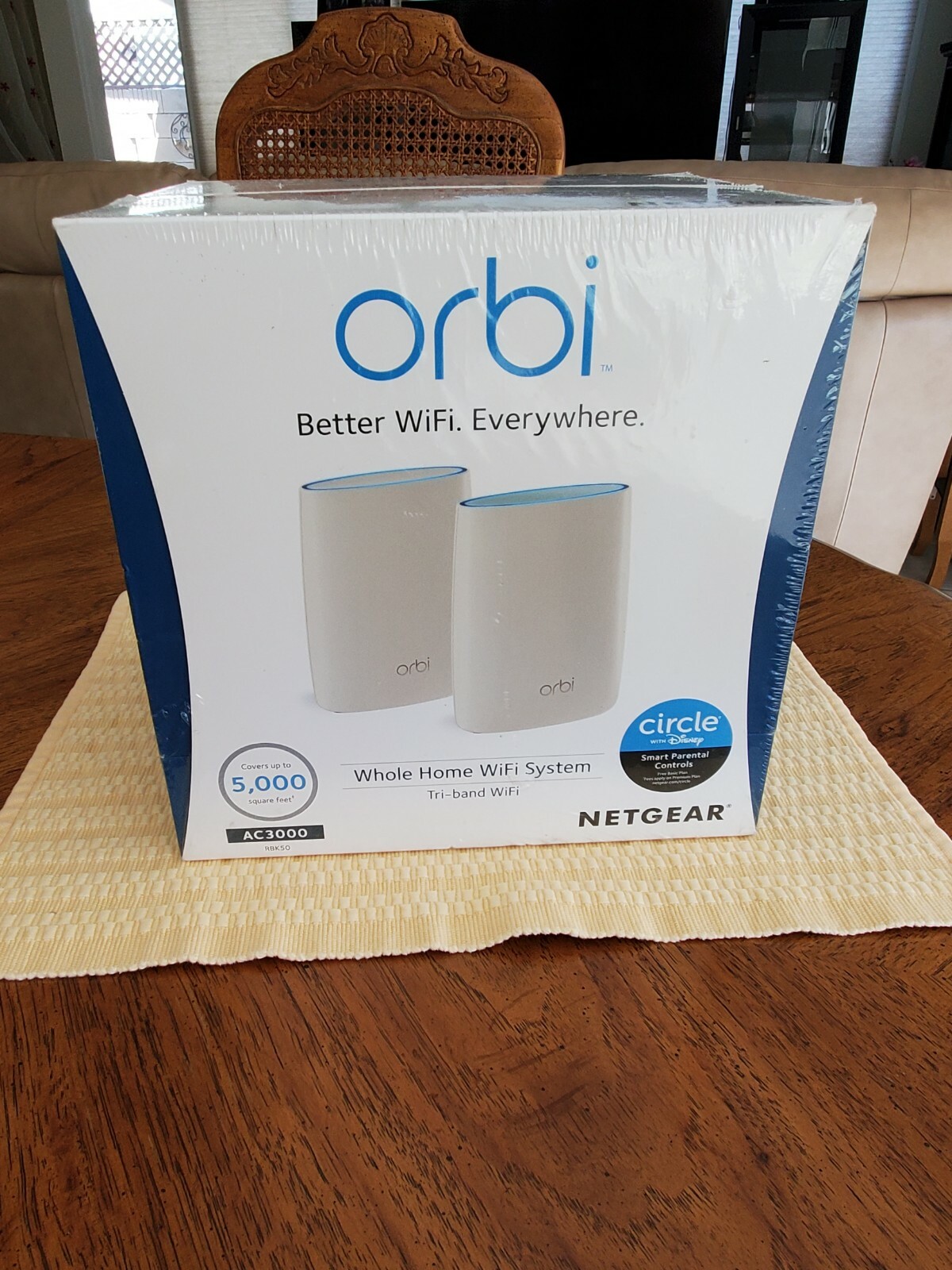 NETGEAR Orbi RBS50v2 AC3000 Satellite WiFi Extender ~ New