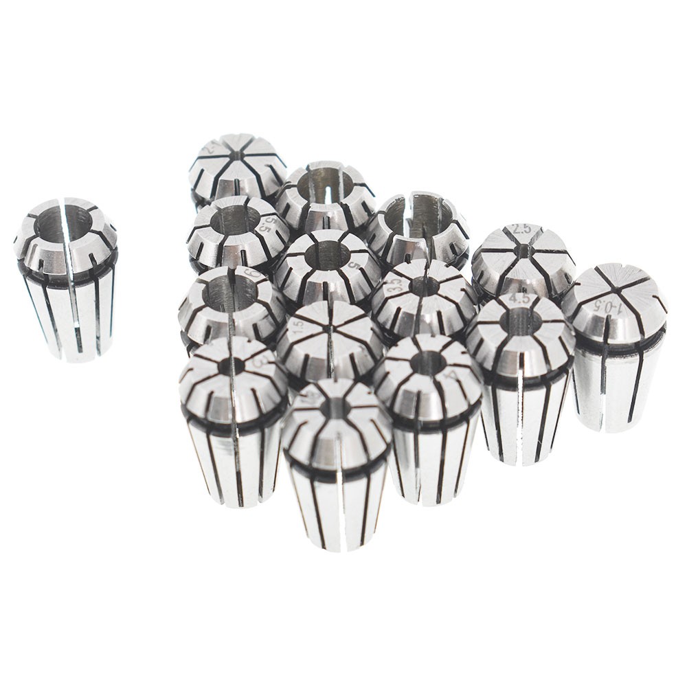 ER11 Spring Collet Set CNC Super Precision For Milling Tool NEW 15Pcs