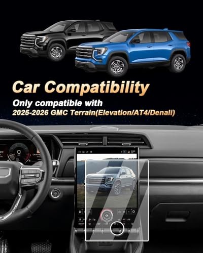 2026 GMC Terrain Screen Protector - For 2025 GMC Terrain 2025-2026-15 Inch-HD