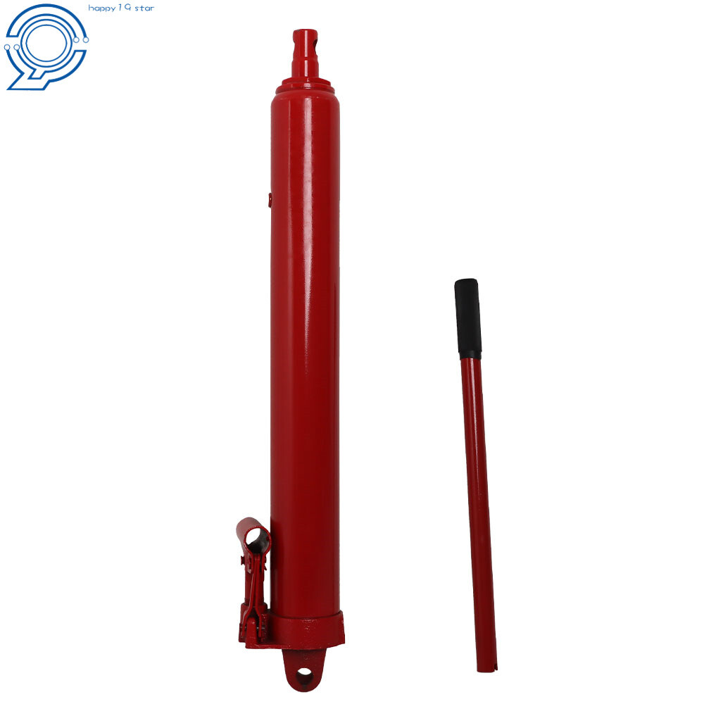 New 3 Ton Long Manual Hydraulic Ram Jack Single Pump Engine Lift Cherry Picker