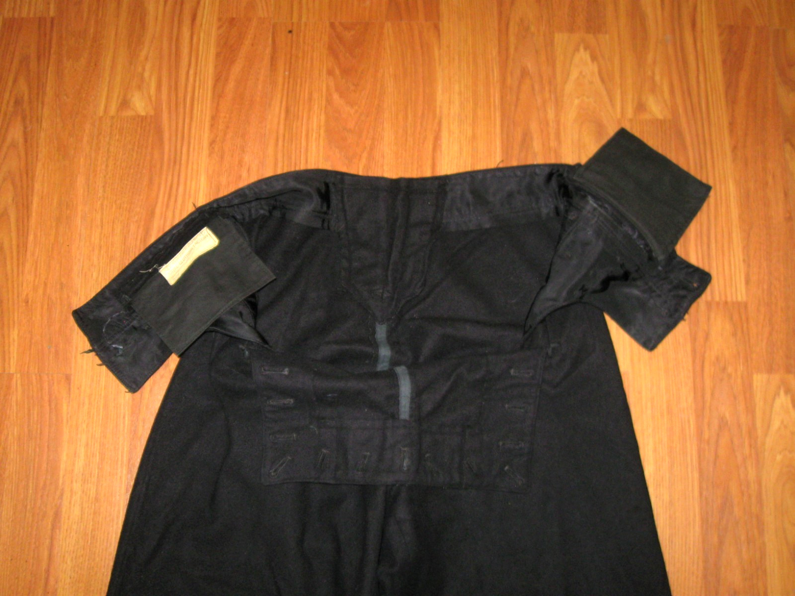 Vintage US Navy Naval Clothing Factory Wool Sailor Pants Mens 30 Wide Leg