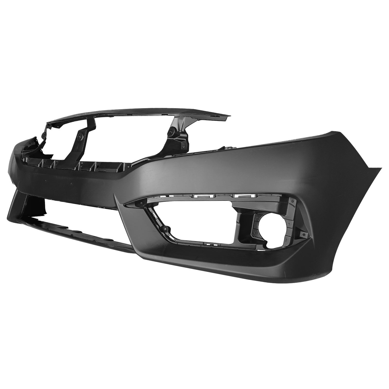 For 2016-2018 Honda Civic Sedan Front Bumper Upper Lower Grille W/ Fog Light