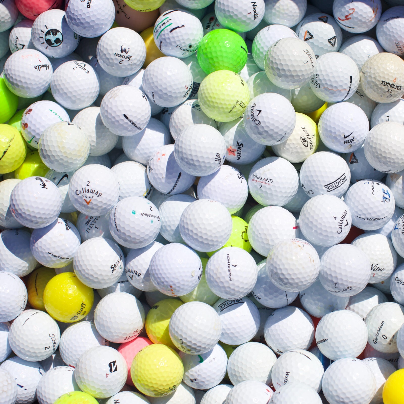 100 Hit-Away / Shag Golf Balls [ Assorted Brands ] - FREE SHIPPING