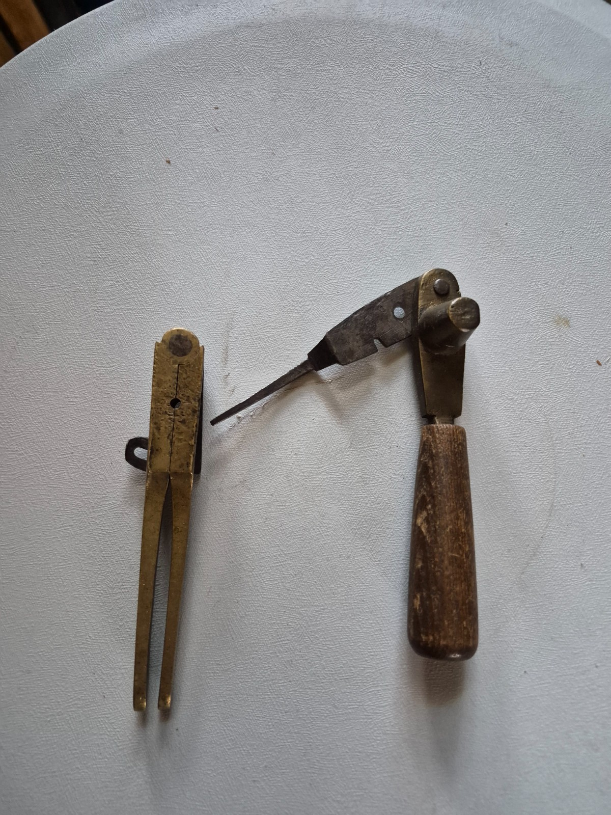 Two Civil War Era Bullet Molds