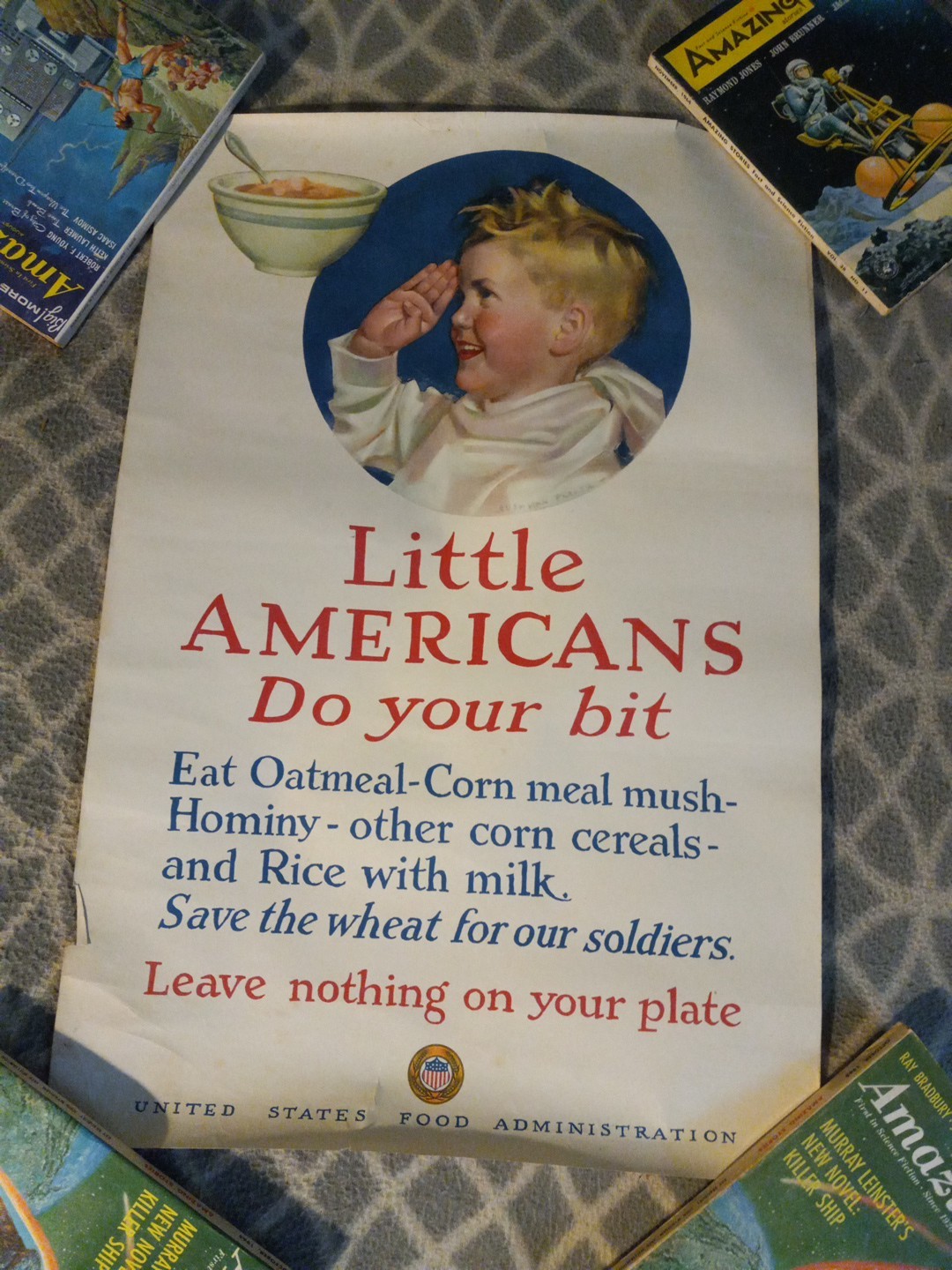 WWI U.S. poster Little Americans Do Your Bit Home Front