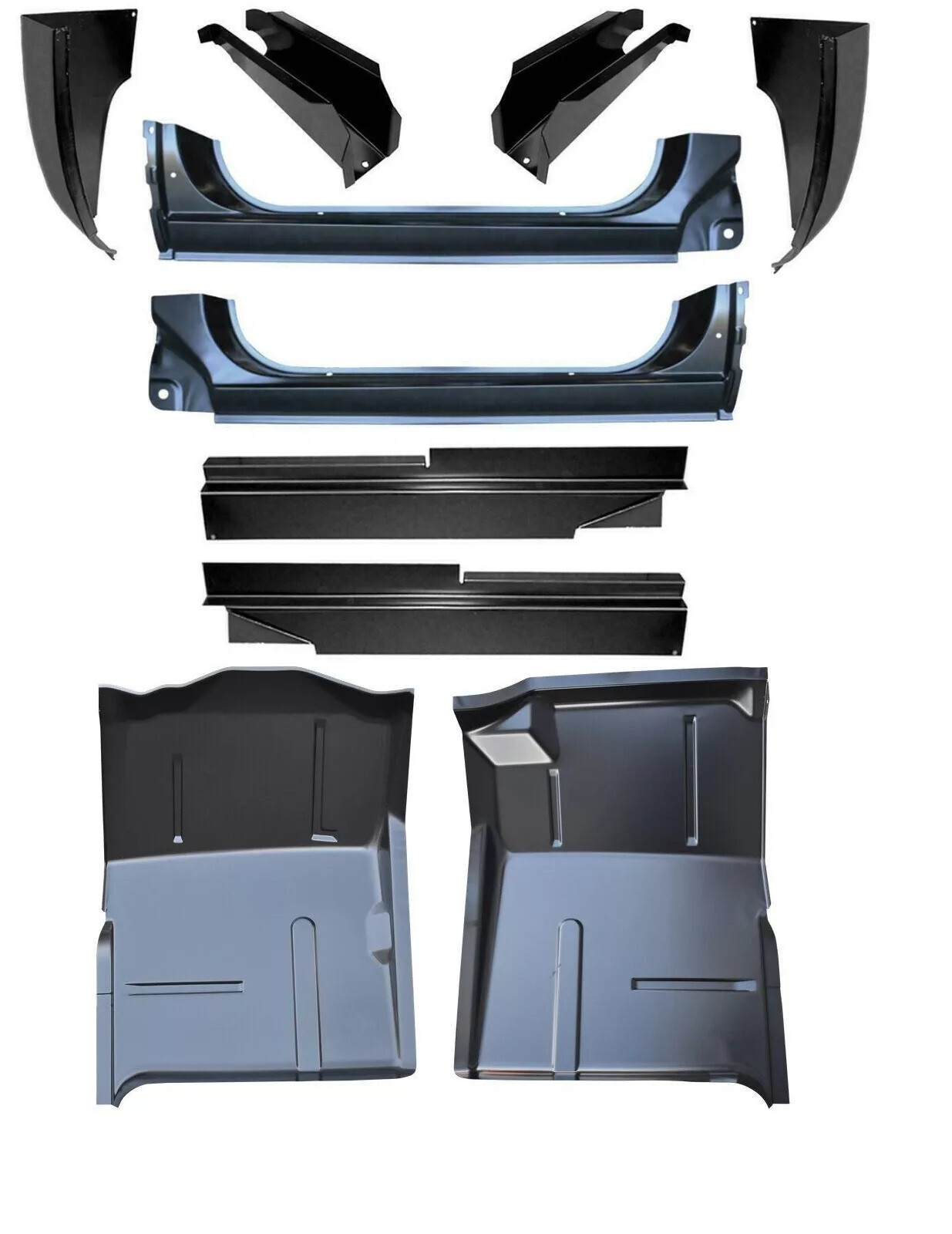 1973-87 Chevy & GMC C/K Rocker Panel Cab Corner & Extended Floor Pan & Mount Kit