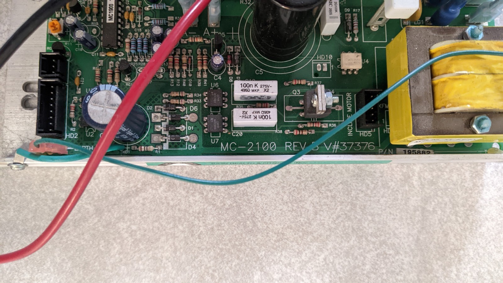 MC 2100 V#37376 Treadmill Motor Controller MC-2100 REV B for Nordic Track