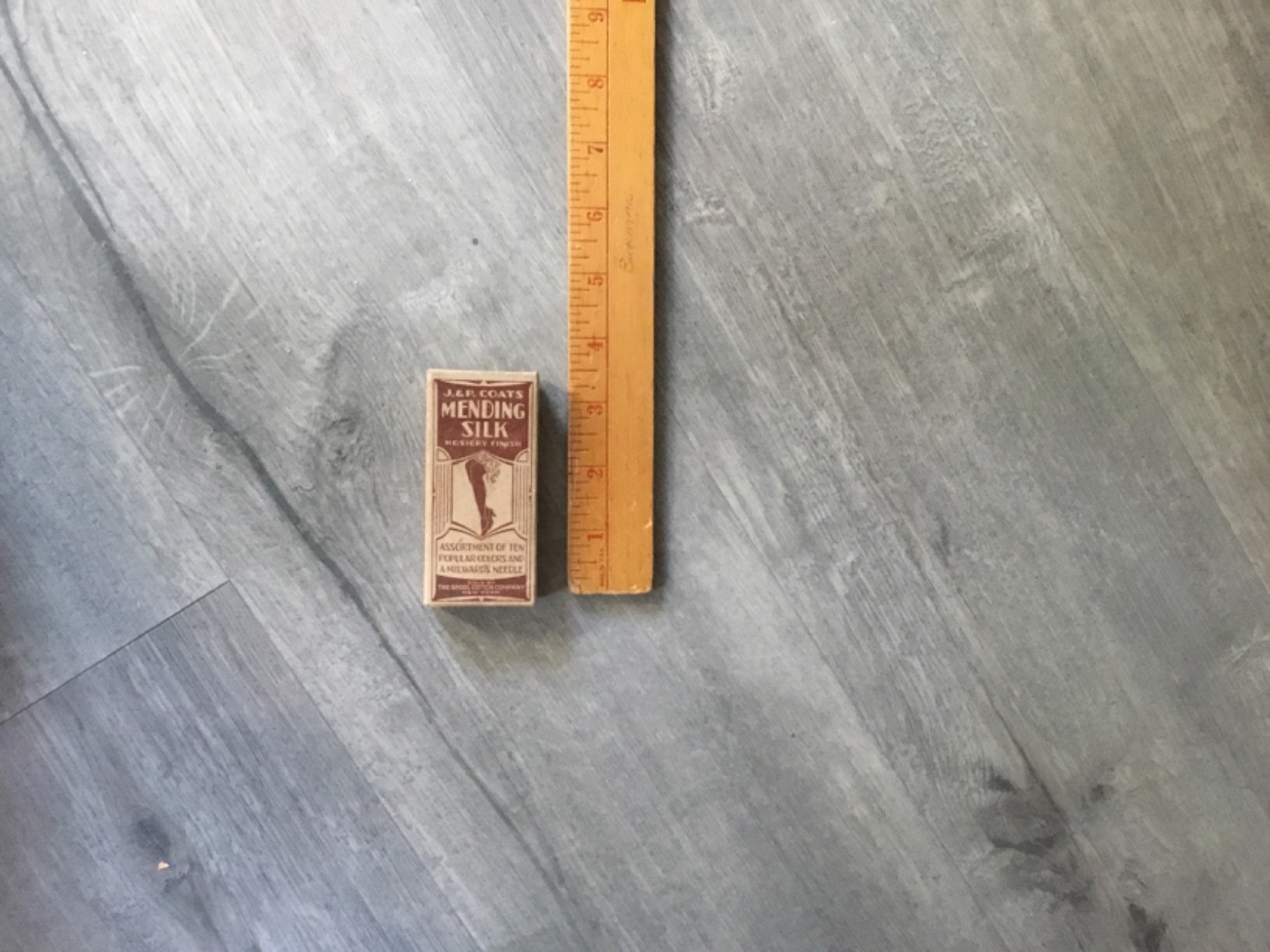 Vtg. J&P Coats Mending Silk and Carolina Mills Boston Mass