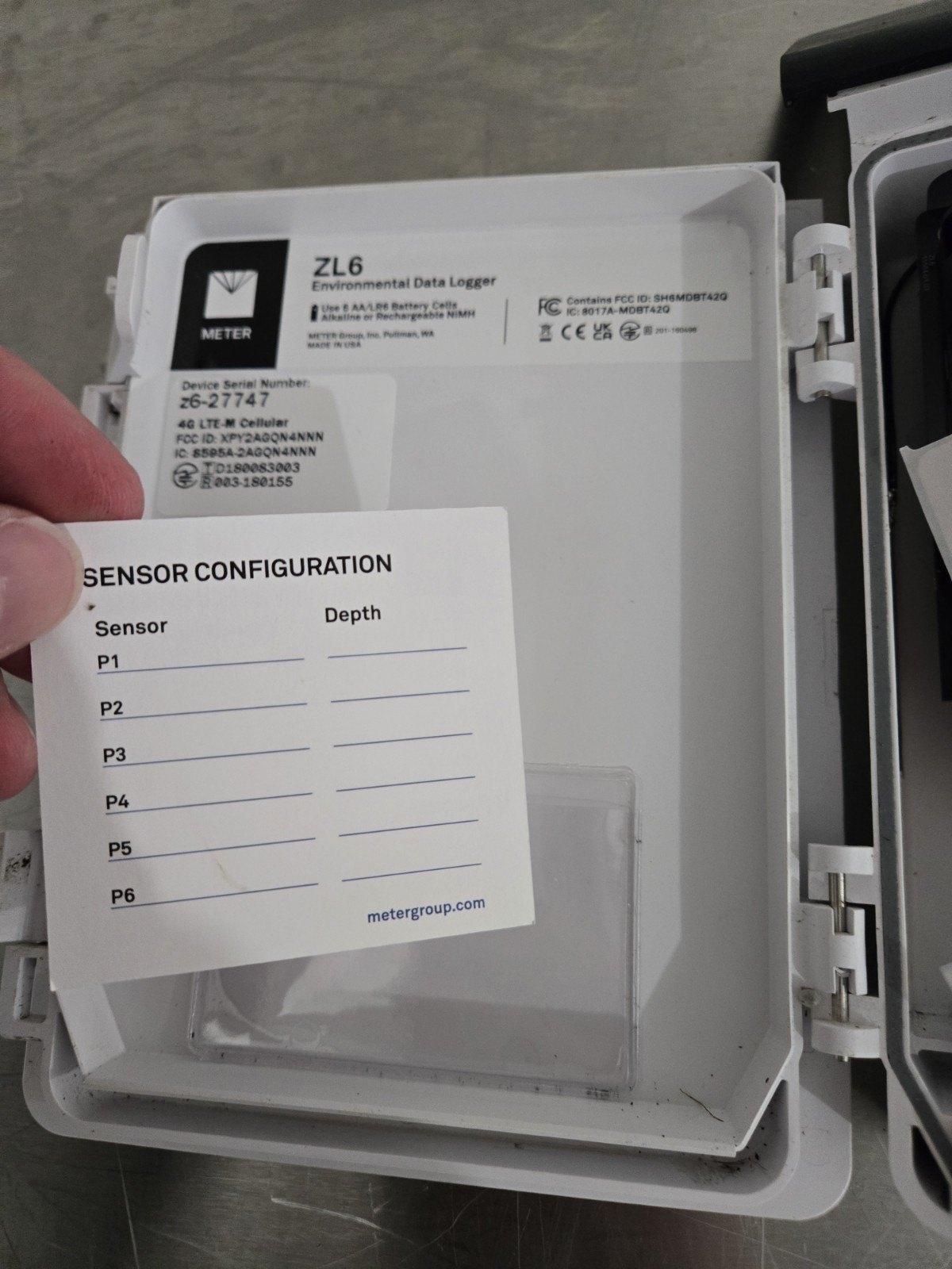 Meter Group ZL6 Advanced Cloud Data Logger for TEROS, ATMOS and PHYTOS Sensors*