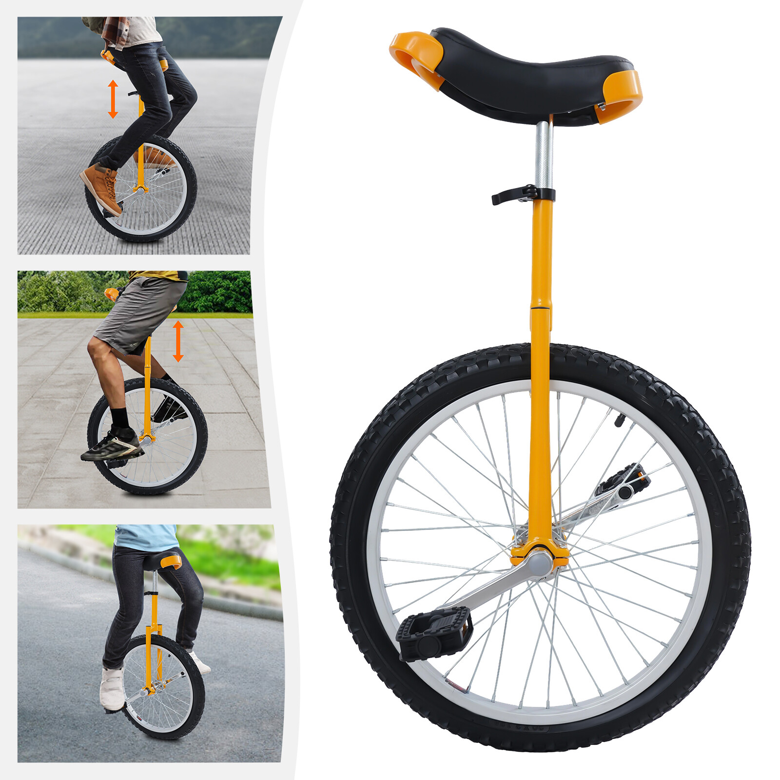 20 Inch Unicycle Adjustable Unicycle Height Outdoor Unicycle Outdoor Unicycle