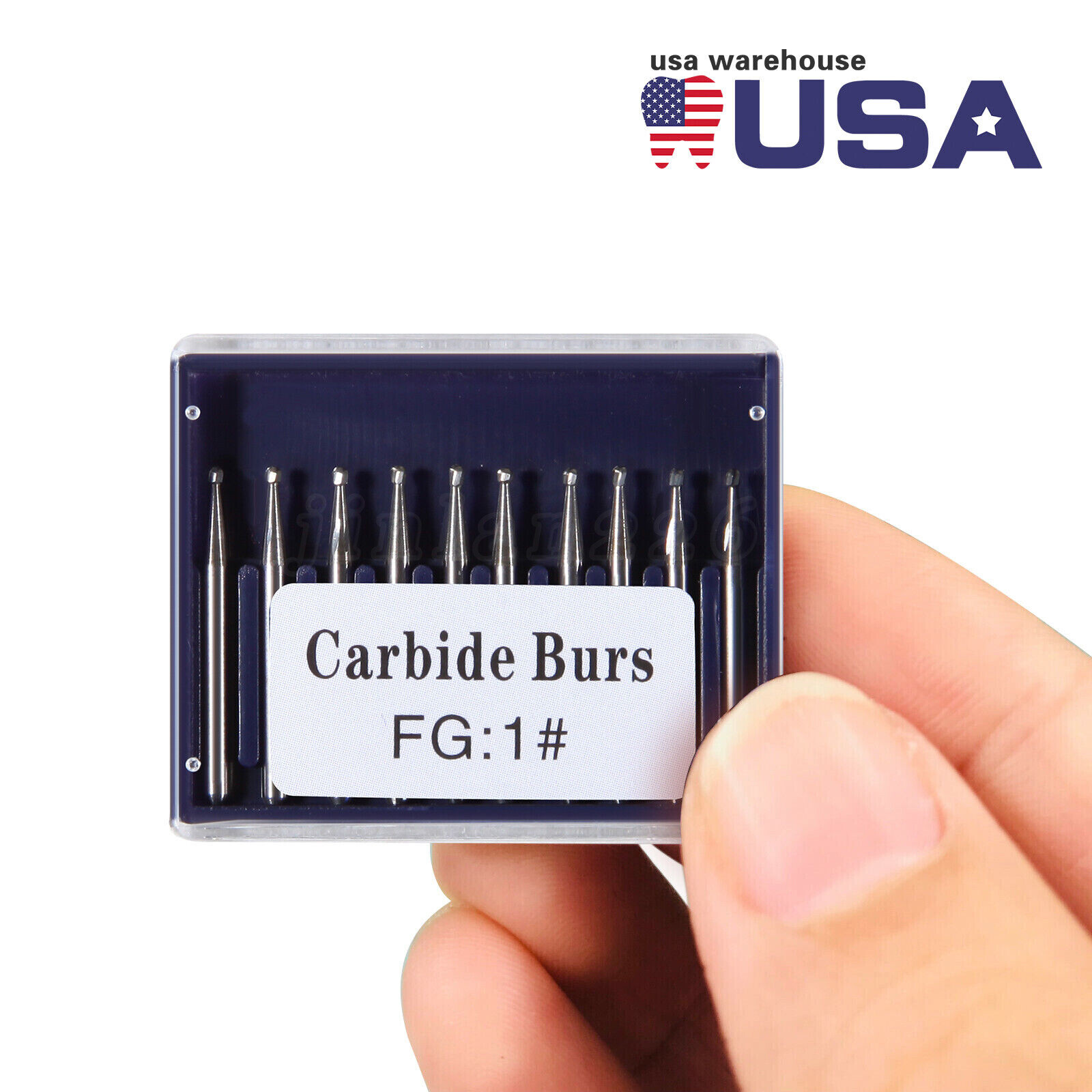 Dental Carbide Burs FG Friction Grip Round Tungsten Carbides High Speed