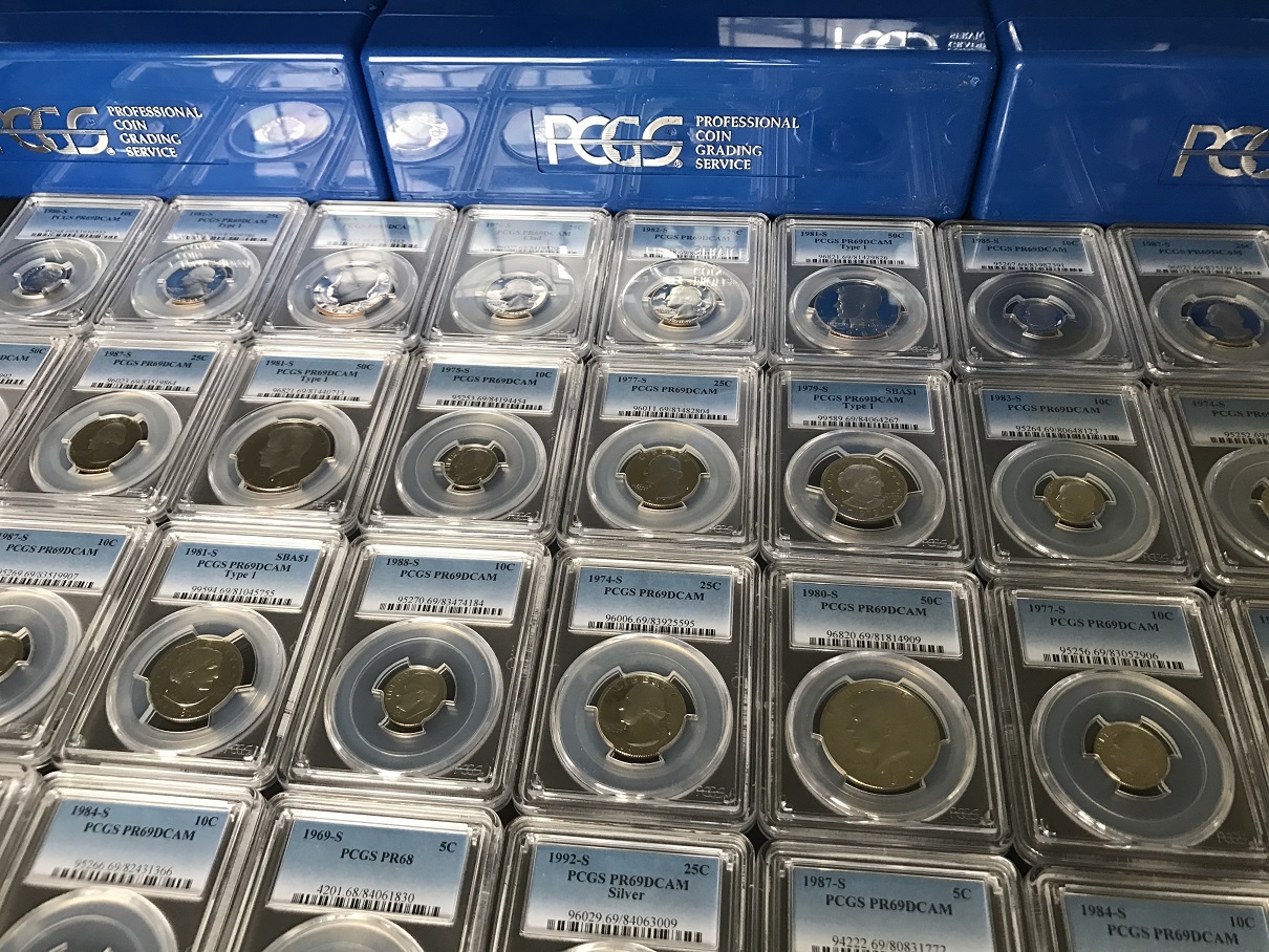 ✯ LOT of 10 Different PCGS PR69 Slabbed Graded U.S. Proof Coins ✯ ESTATE SALE! ✯