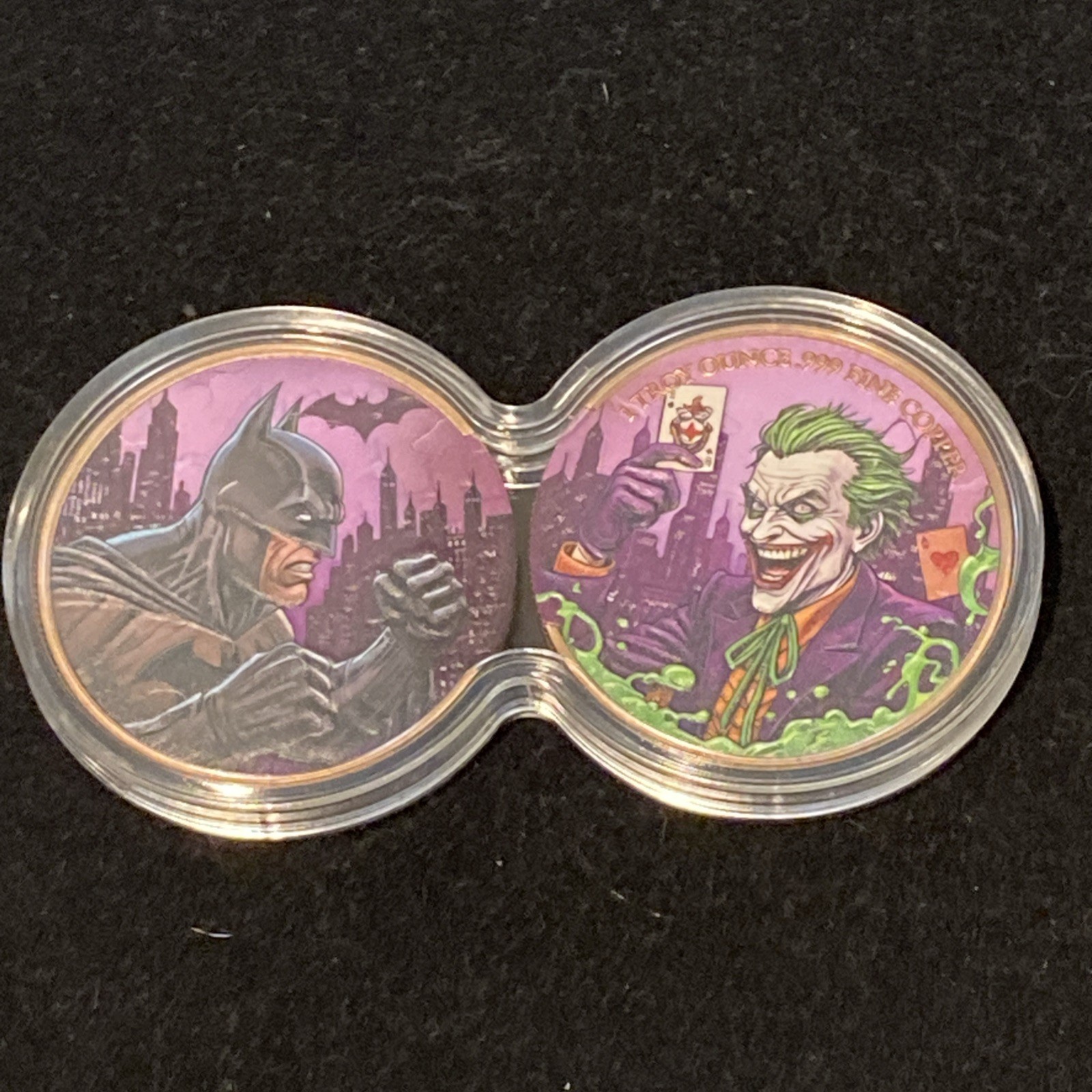 DUO CAPSULE – Infinity double coin STACKABLE capsule **No Precious Metals**