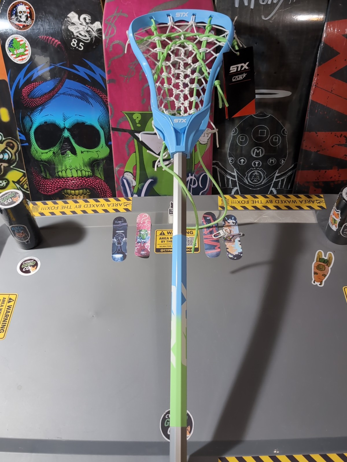 TX Crux Jr Complete Girls Lacrosse Stick 24" Blue Youth