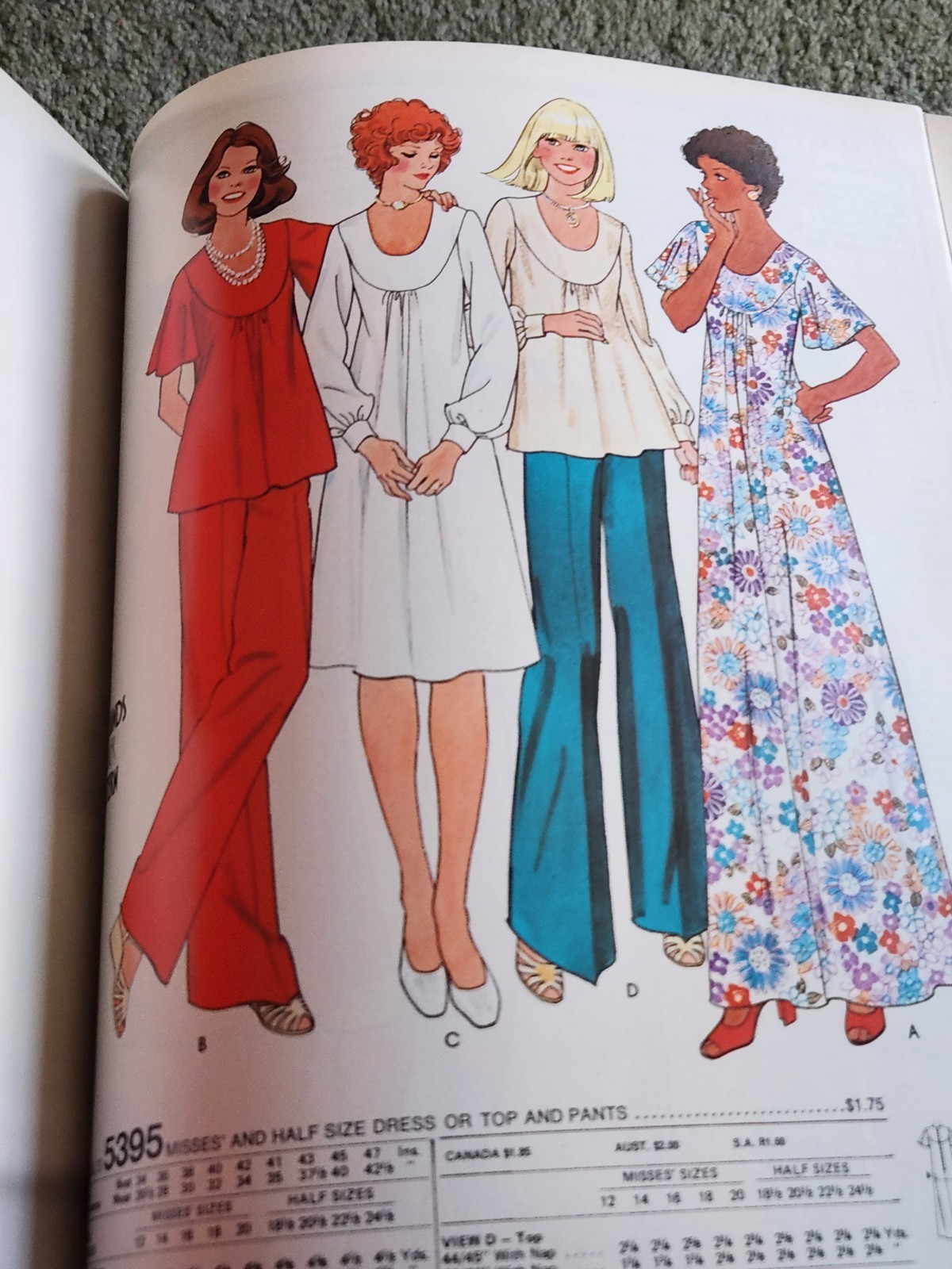 May 1976 McCall's HUGE Store Counter PATTERN CATALOG Halston Laura Ashley Marlo