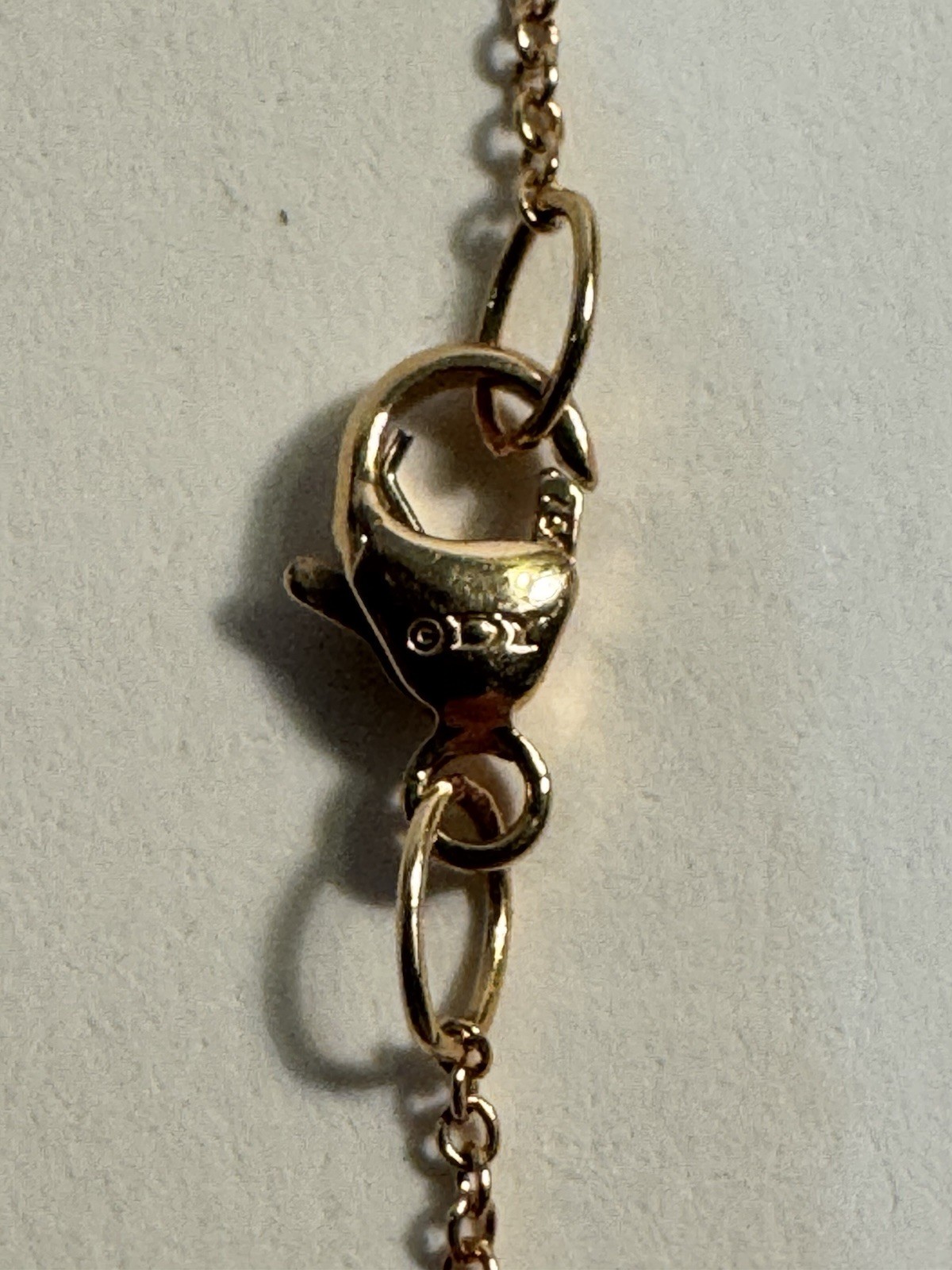 David Yurman 18k R/G Petite Chatelaine Necklace Morganite Diamonds Retail $2,050