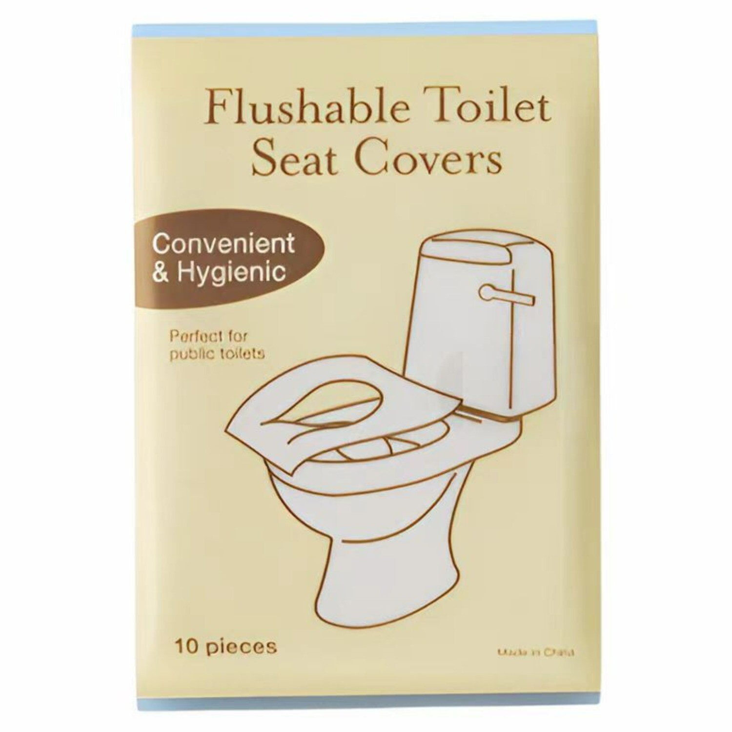 Disposable Toilet Seat Covers Flushable for Bathroom Travel Hotel Essentials